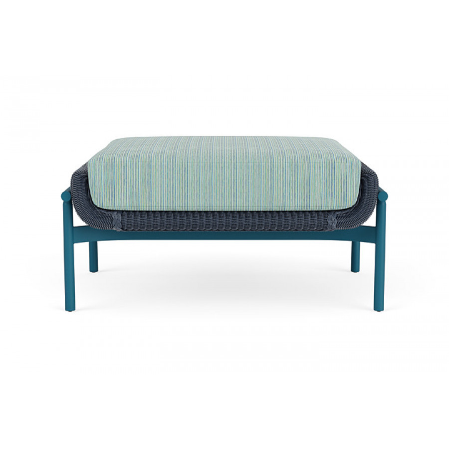 Lloyd Flanders™ Solstice Ottoman  - Denim Blue, Peacock