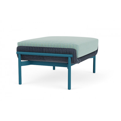Lloyd Flanders™ Solstice Ottoman  - Denim Blue, Peacock