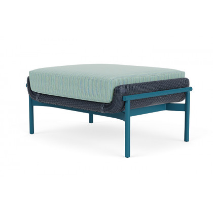 Lloyd Flanders™ Solstice Ottoman  - Denim Blue, Peacock