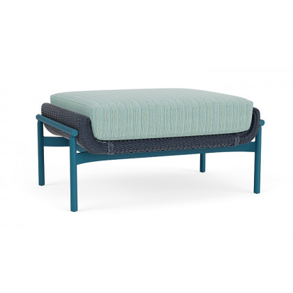 Lloyd Flanders™ Solstice Ottoman  - Denim Blue, Peacock