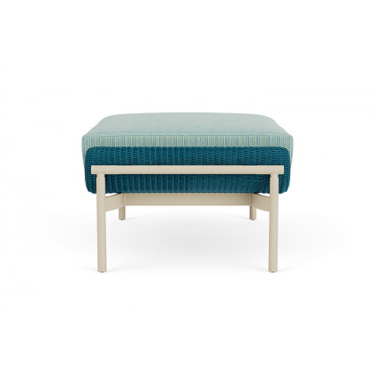 Lloyd Flanders™ Solstice Ottoman  - Peacock, Linen