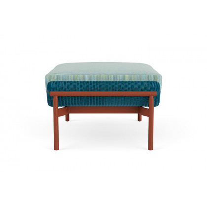 Lloyd Flanders™ Solstice Ottoman  - Peacock, Terracotta