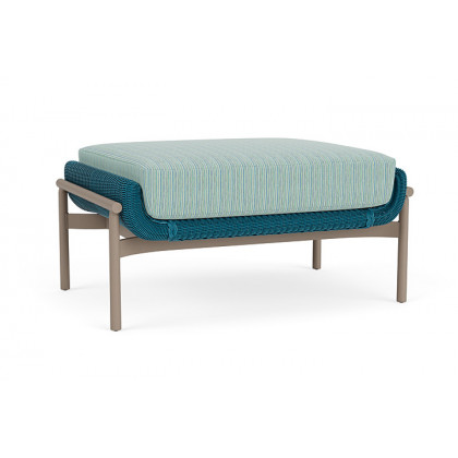Lloyd Flanders™ Solstice Ottoman  - Peacock, French Beige