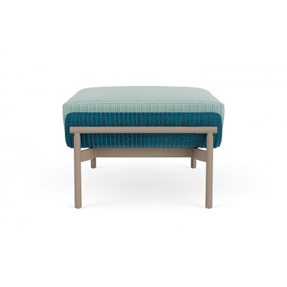 Lloyd Flanders™ Solstice Ottoman  - Peacock, French Beige