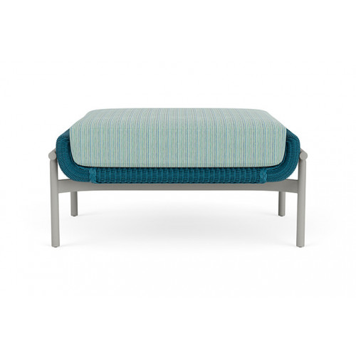 Lloyd Flanders™ Solstice Ottoman  - Peacock, Platinum