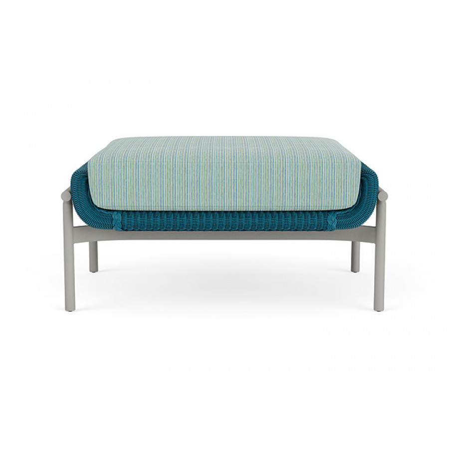 Lloyd Flanders™ Solstice Ottoman  - Peacock, Platinum