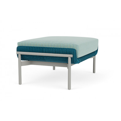 Lloyd Flanders™ Solstice Ottoman  - Peacock, Platinum