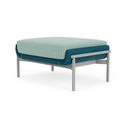 Lloyd Flanders™ Solstice Ottoman  - Peacock, Platinum