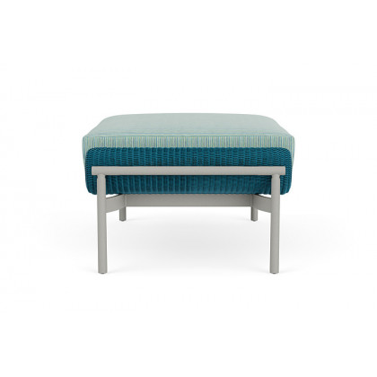Lloyd Flanders™ Solstice Ottoman  - Peacock, Platinum