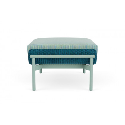 Lloyd Flanders™ Solstice Ottoman  - Peacock, Sea Glass