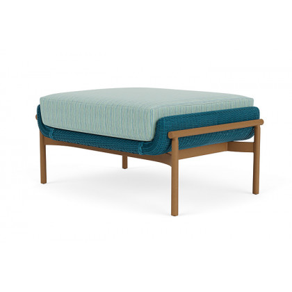 Lloyd Flanders™ Solstice Ottoman  - Peacock, Hickory