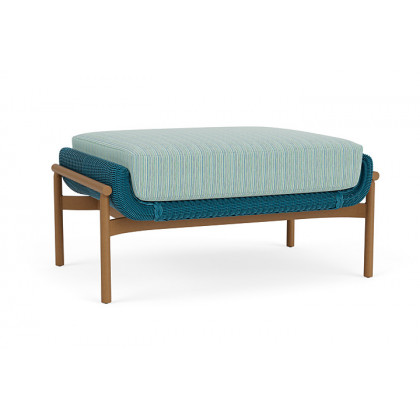 Lloyd Flanders™ Solstice Ottoman  - Peacock, Hickory