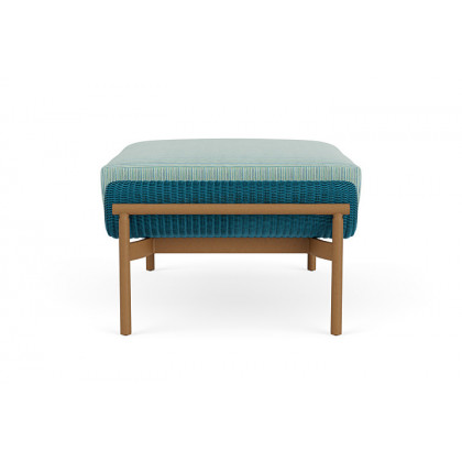 Lloyd Flanders™ Solstice Ottoman  - Peacock, Hickory