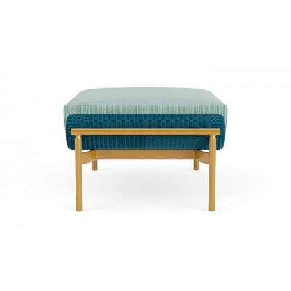 Lloyd Flanders™ Solstice Ottoman  - Peacock, Metallic Gold