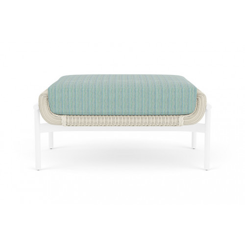 Lloyd Flanders™ Solstice Ottoman  - Ivory, White