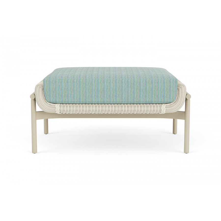 Lloyd Flanders™ Solstice Ottoman  - Ivory, Linen