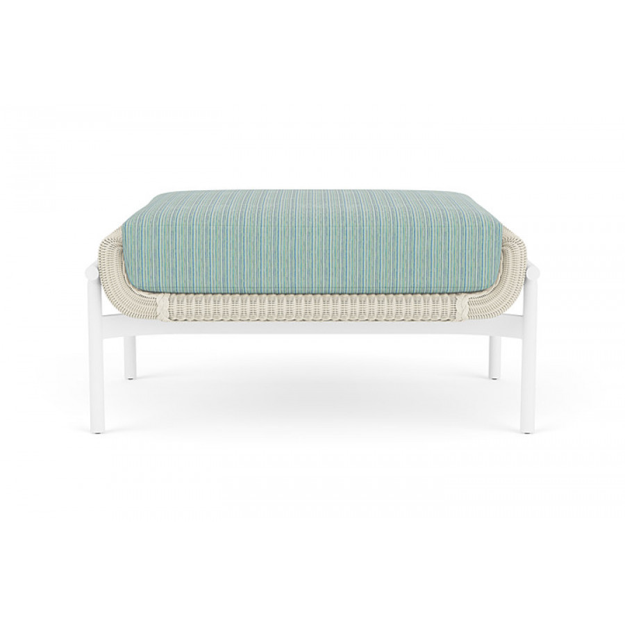 Lloyd Flanders™ Solstice Ottoman  - Ivory, Matte White