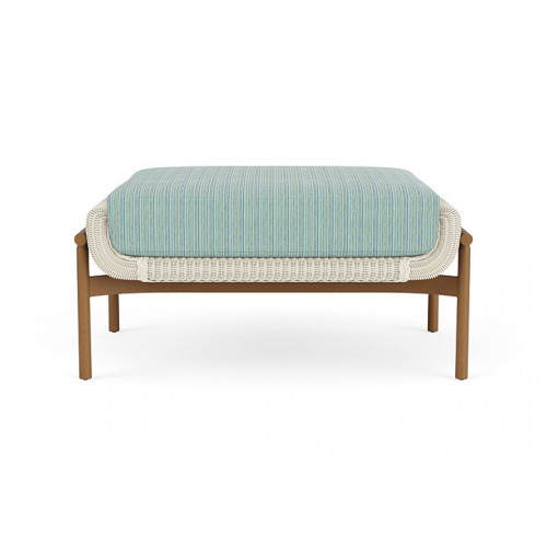 Lloyd Flanders™ Solstice Ottoman  - Ivory, Hickory
