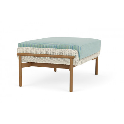 Lloyd Flanders™ Solstice Ottoman  - Ivory, Hickory
