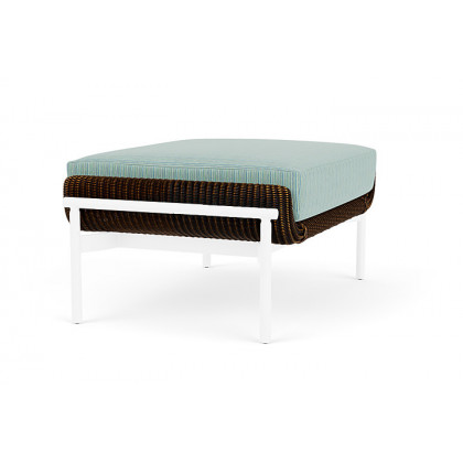 Lloyd Flanders™ Solstice Ottoman  - Mink, White