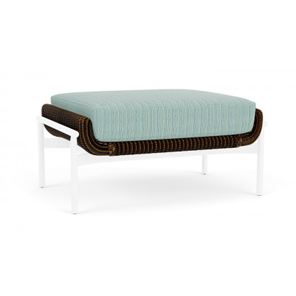 Lloyd Flanders™ Solstice Ottoman  - Mink, White
