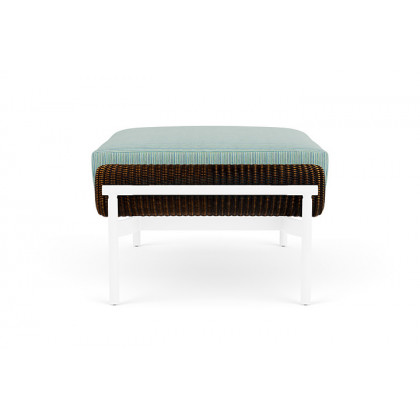 Lloyd Flanders™ Solstice Ottoman  - Mink, White