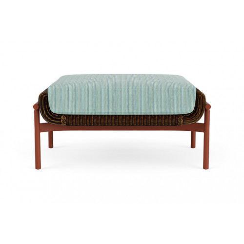 Lloyd Flanders™ Solstice Ottoman  - Mink, Terracotta