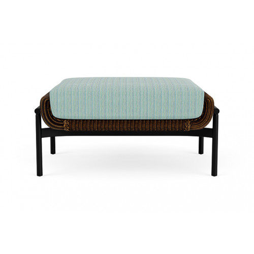 Lloyd Flanders™ Solstice Ottoman  - Mink, Ebony