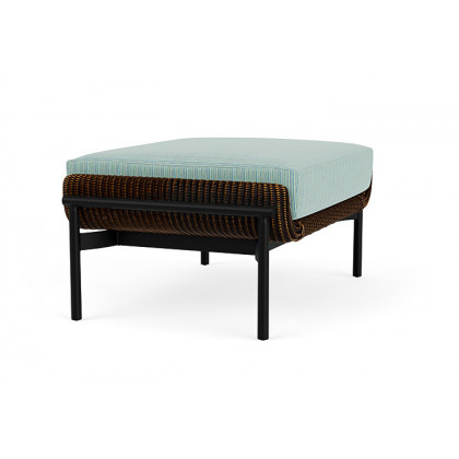 Lloyd Flanders™ Solstice Ottoman  - Mink, Ebony