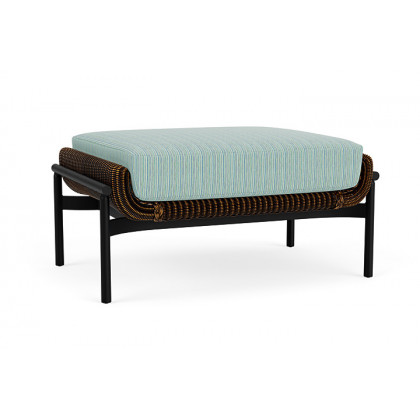 Lloyd Flanders™ Solstice Ottoman  - Mink, Ebony