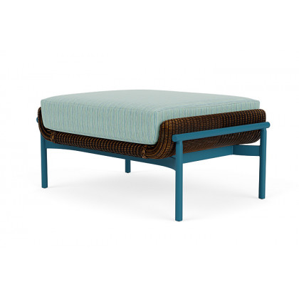 Lloyd Flanders™ Solstice Ottoman  - Mink, Peacock