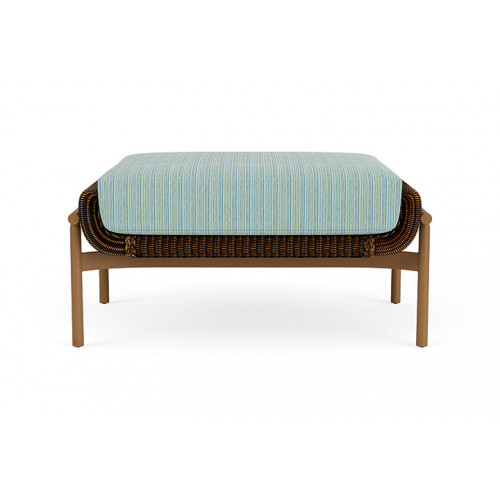 Lloyd Flanders™ Solstice Ottoman  - Mink, Hickory
