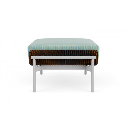 Lloyd Flanders™ Solstice Ottoman  - Mink, Metallic Silver
