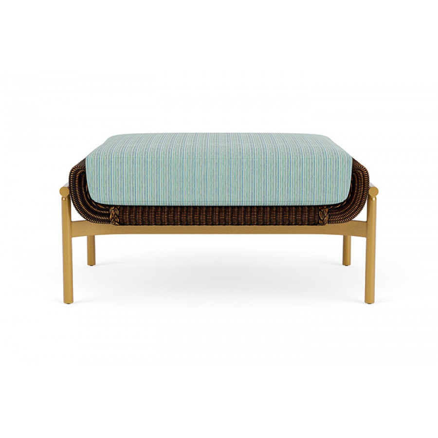 Lloyd Flanders™ Solstice Ottoman  - Mink, Metallic Gold