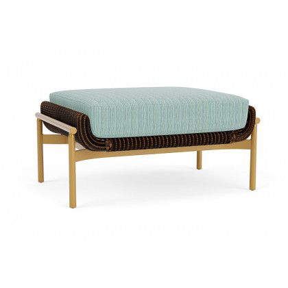 Lloyd Flanders™ Solstice Ottoman  - Mink, Metallic Gold