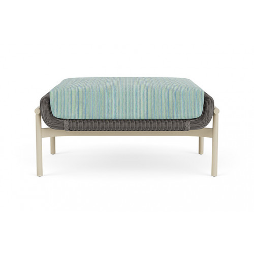 Lloyd Flanders™ Solstice Ottoman  - Pewter, Linen