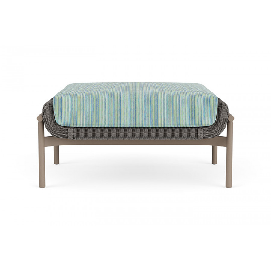 Lloyd Flanders™ Solstice Ottoman  - Pewter, French Beige
