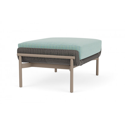 Lloyd Flanders™ Solstice Ottoman  - Pewter, French Beige