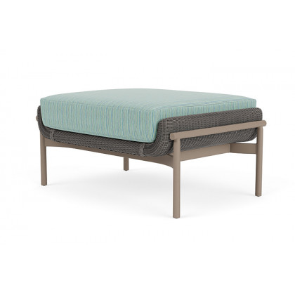 Lloyd Flanders™ Solstice Ottoman  - Pewter, French Beige
