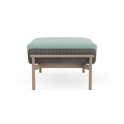 Lloyd Flanders™ Solstice Ottoman  - Pewter, French Beige