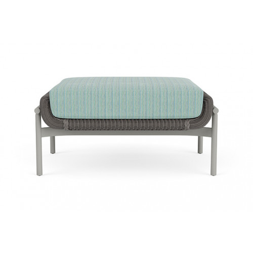 Lloyd Flanders™ Solstice Ottoman  - Pewter, Platinum