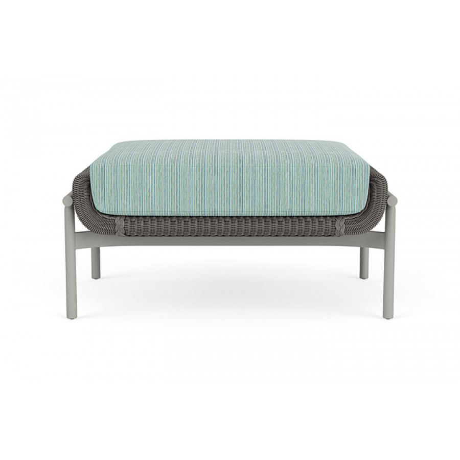 Lloyd Flanders™ Solstice Ottoman  - Pewter, Platinum