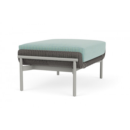 Lloyd Flanders™ Solstice Ottoman  - Pewter, Platinum