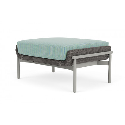 Lloyd Flanders™ Solstice Ottoman  - Pewter, Platinum