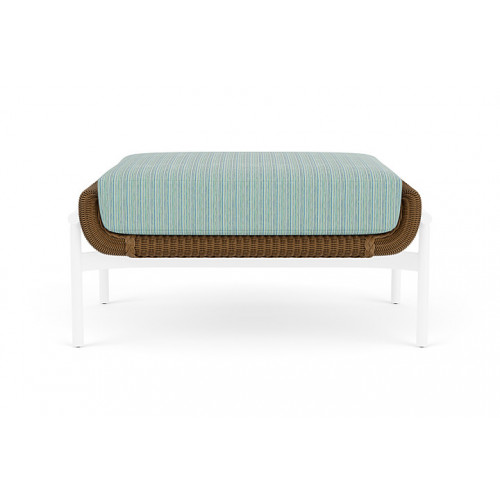 Lloyd Flanders™ Solstice Ottoman  - Hickory, White