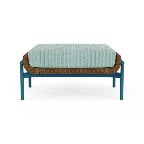 Lloyd Flanders™ Solstice Ottoman  - Hickory, Peacock