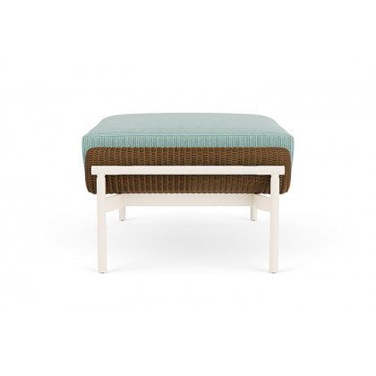 Lloyd Flanders™ Solstice Ottoman  - Hickory, Ivory