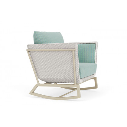 Lloyd Flanders™ Solstice Lounge Rocker - White, Linen