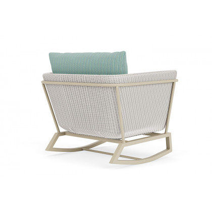 Lloyd Flanders™ Solstice Lounge Rocker - White, Linen