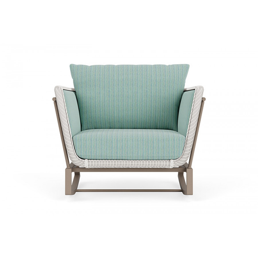 Lloyd Flanders™ Solstice Lounge Rocker - White, French Beige